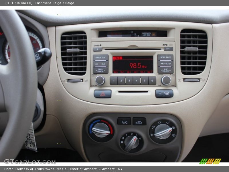 Cashmere Beige / Beige 2011 Kia Rio LX