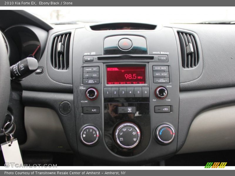 Ebony Black / Stone 2010 Kia Forte EX