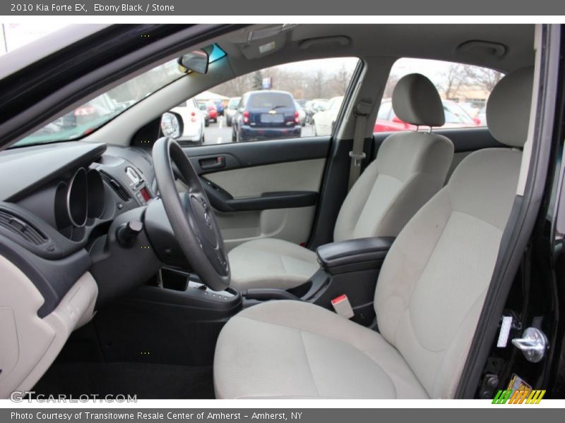 Ebony Black / Stone 2010 Kia Forte EX