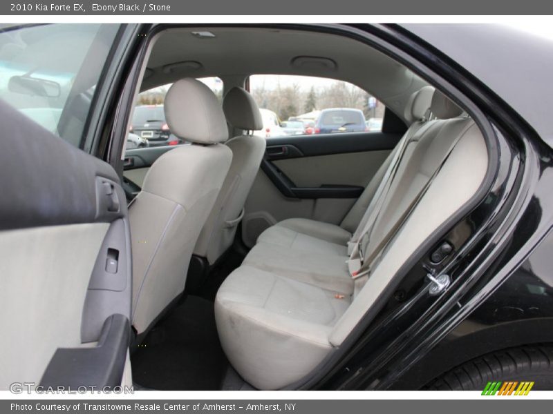 Ebony Black / Stone 2010 Kia Forte EX