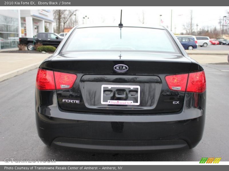 Ebony Black / Stone 2010 Kia Forte EX