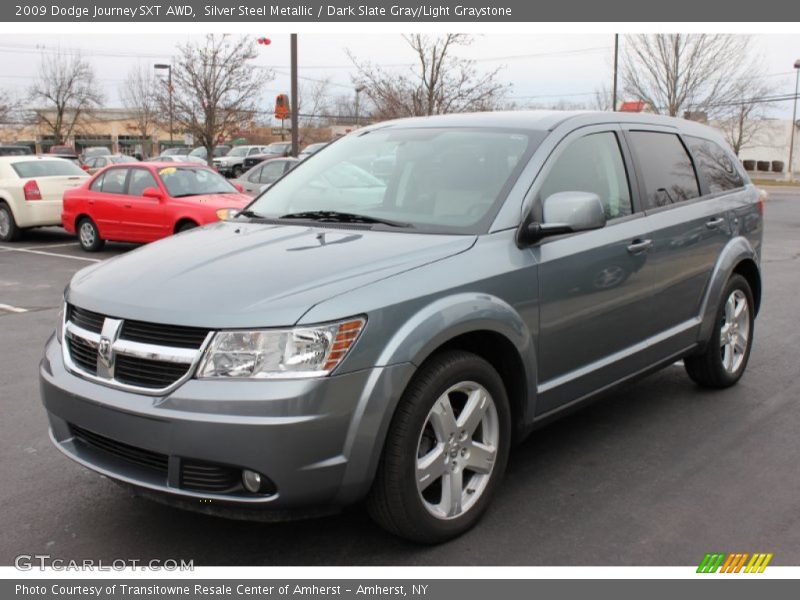 Silver Steel Metallic / Dark Slate Gray/Light Graystone 2009 Dodge Journey SXT AWD