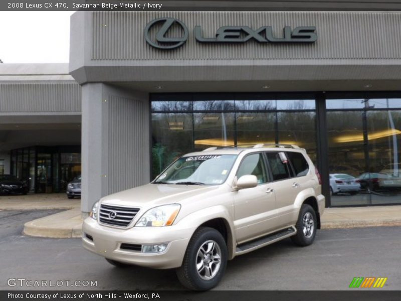 Savannah Beige Metallic / Ivory 2008 Lexus GX 470