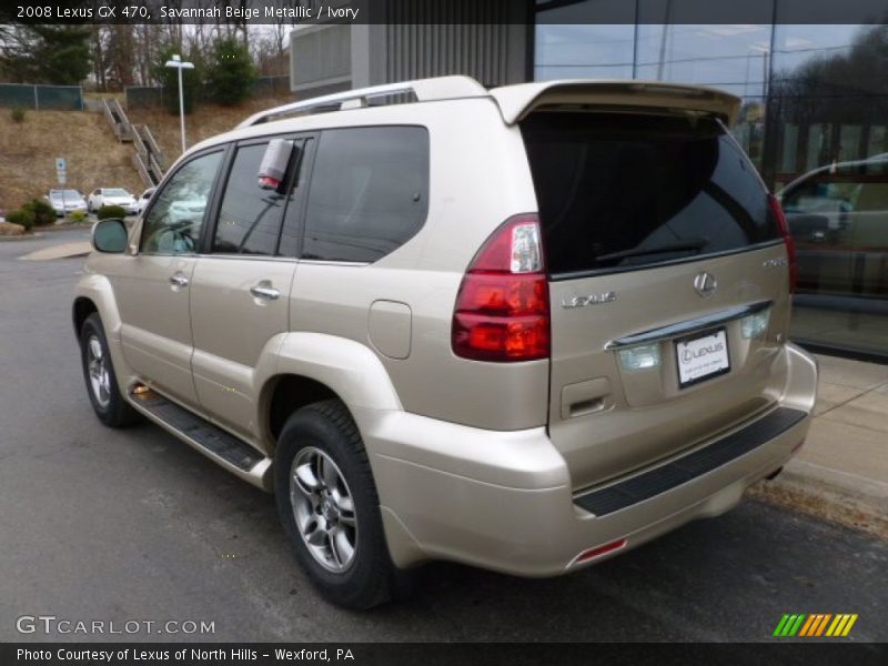 Savannah Beige Metallic / Ivory 2008 Lexus GX 470