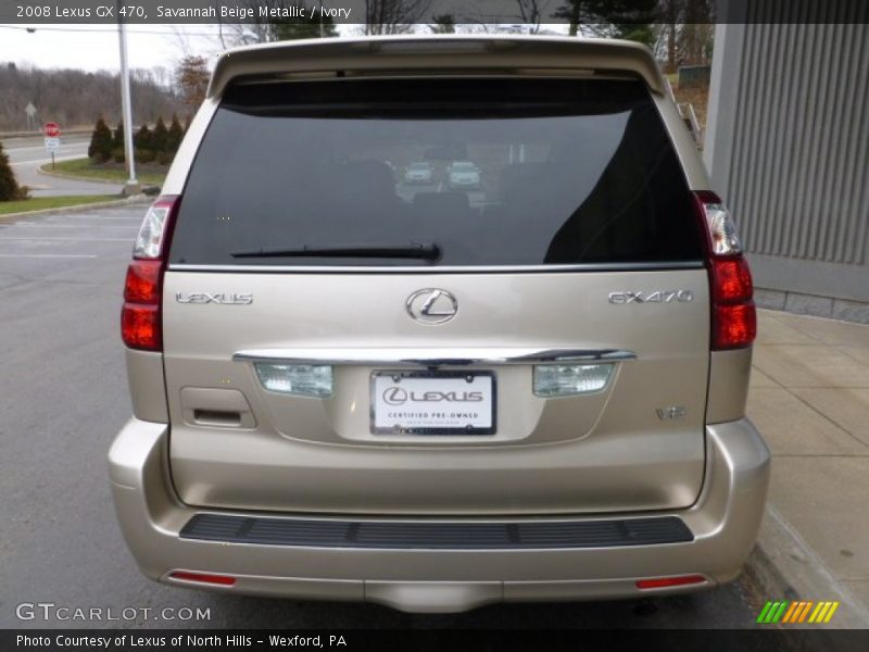 Savannah Beige Metallic / Ivory 2008 Lexus GX 470