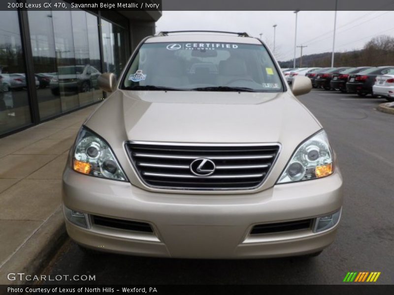 Savannah Beige Metallic / Ivory 2008 Lexus GX 470