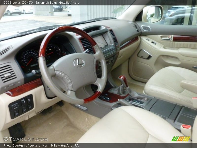 Savannah Beige Metallic / Ivory 2008 Lexus GX 470