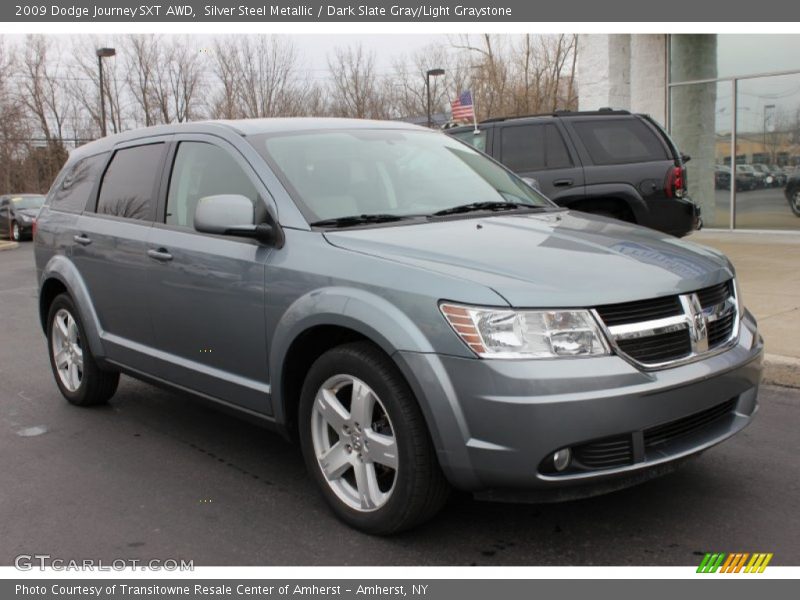 Silver Steel Metallic / Dark Slate Gray/Light Graystone 2009 Dodge Journey SXT AWD