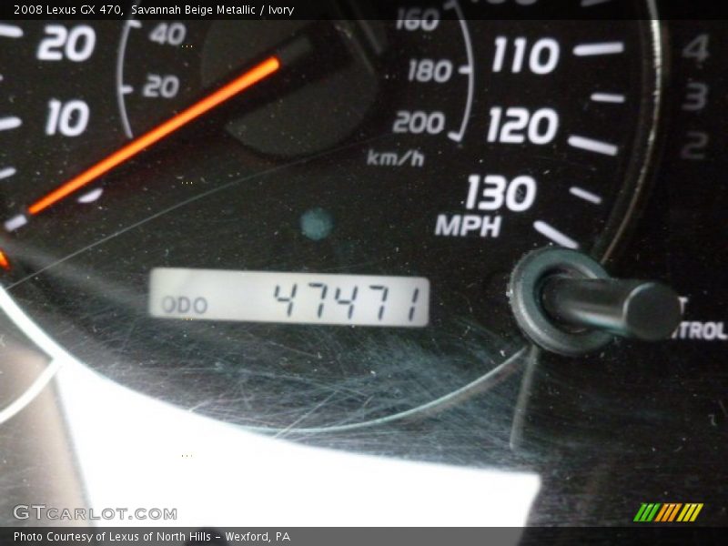 Savannah Beige Metallic / Ivory 2008 Lexus GX 470