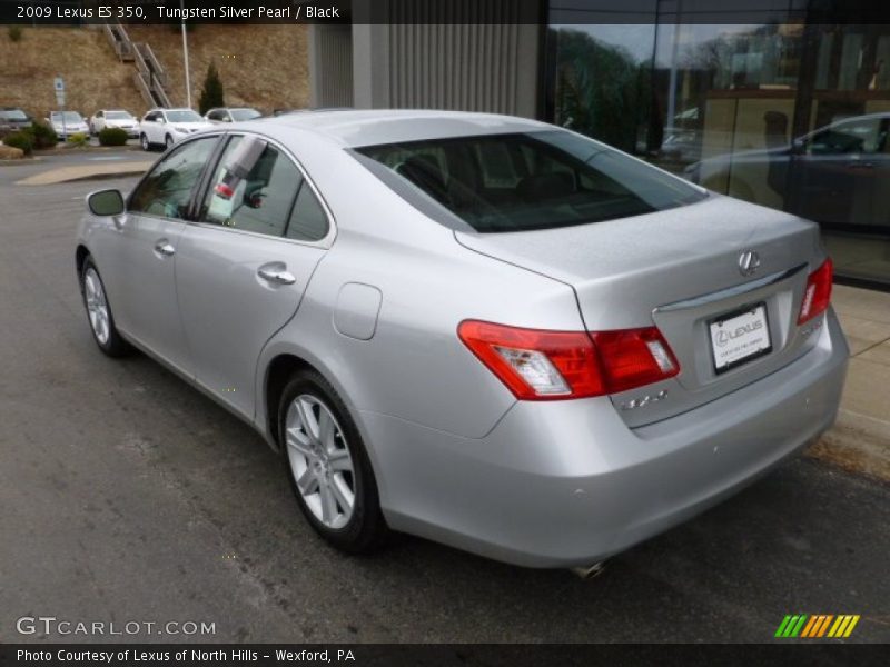 Tungsten Silver Pearl / Black 2009 Lexus ES 350