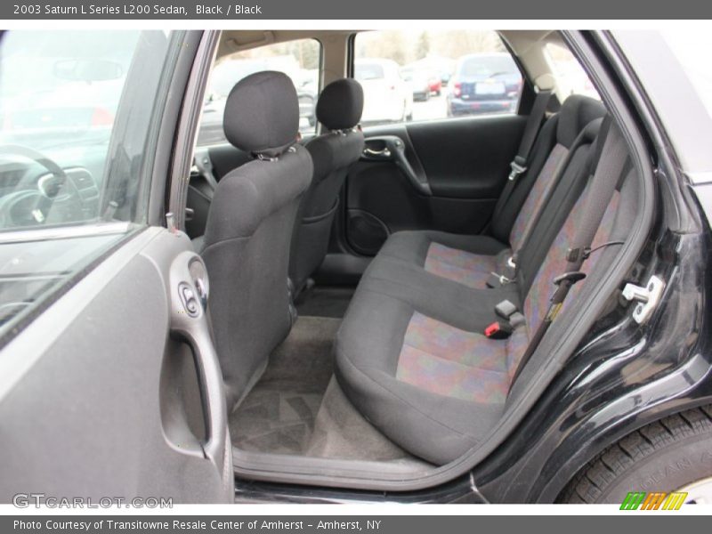 Black / Black 2003 Saturn L Series L200 Sedan