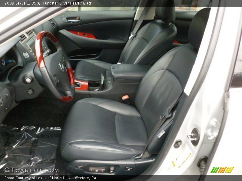 Tungsten Silver Pearl / Black 2009 Lexus ES 350