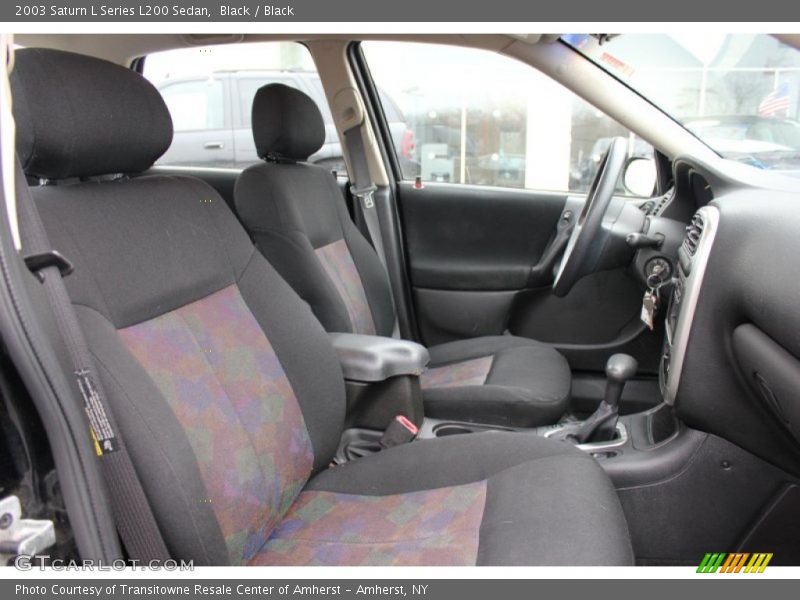 Black / Black 2003 Saturn L Series L200 Sedan