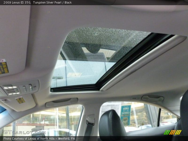 Tungsten Silver Pearl / Black 2009 Lexus ES 350