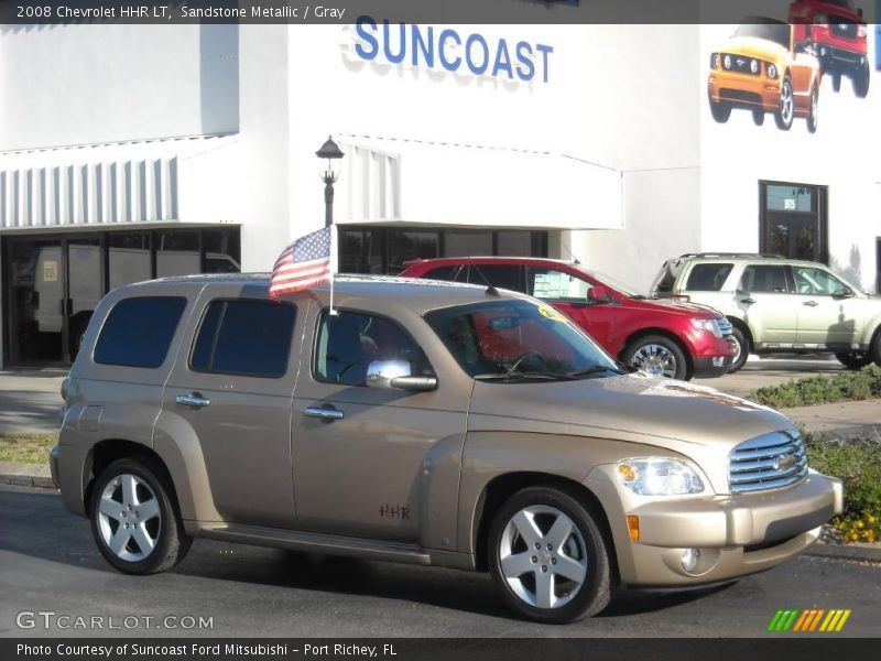 Sandstone Metallic / Gray 2008 Chevrolet HHR LT