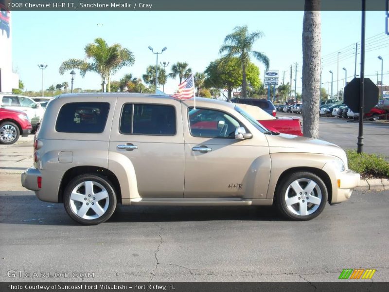 Sandstone Metallic / Gray 2008 Chevrolet HHR LT