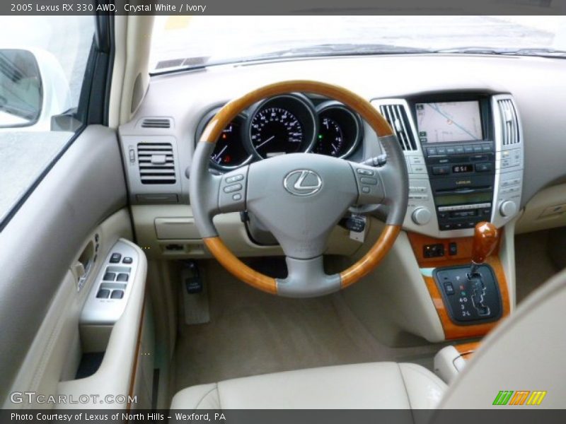 Crystal White / Ivory 2005 Lexus RX 330 AWD
