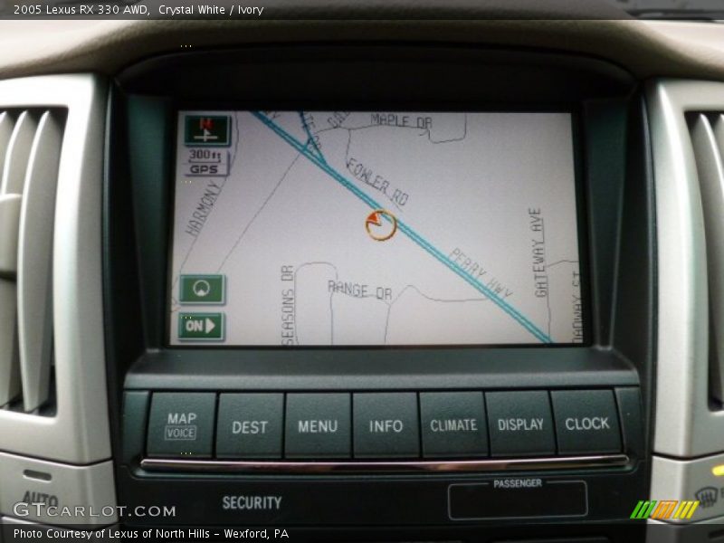 Crystal White / Ivory 2005 Lexus RX 330 AWD