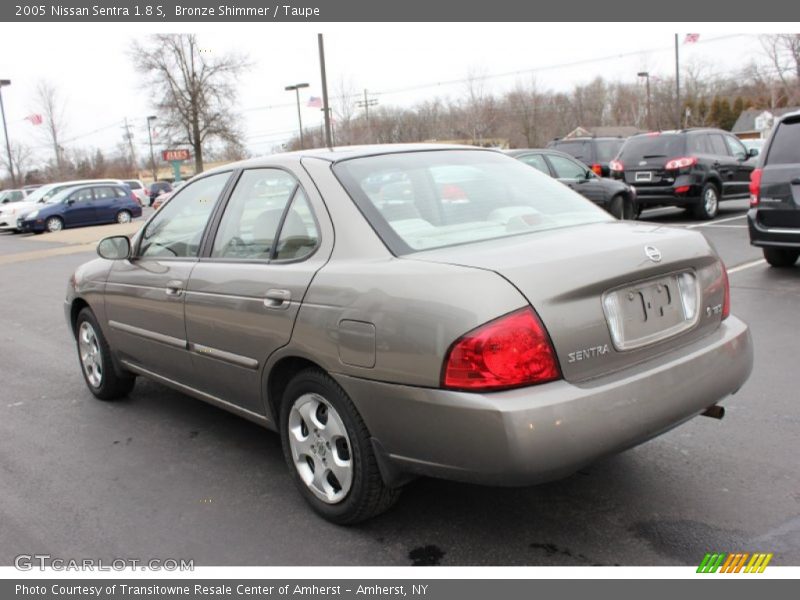 Bronze Shimmer / Taupe 2005 Nissan Sentra 1.8 S