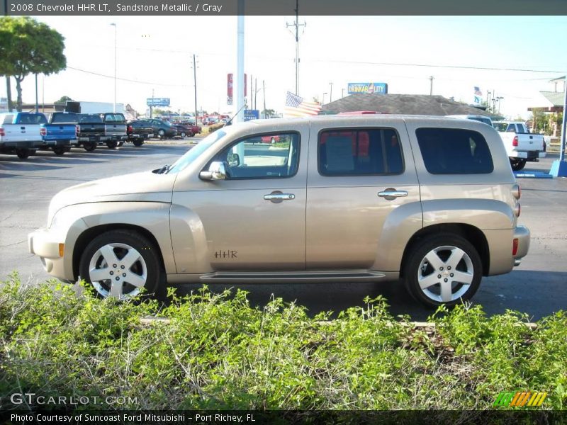 Sandstone Metallic / Gray 2008 Chevrolet HHR LT