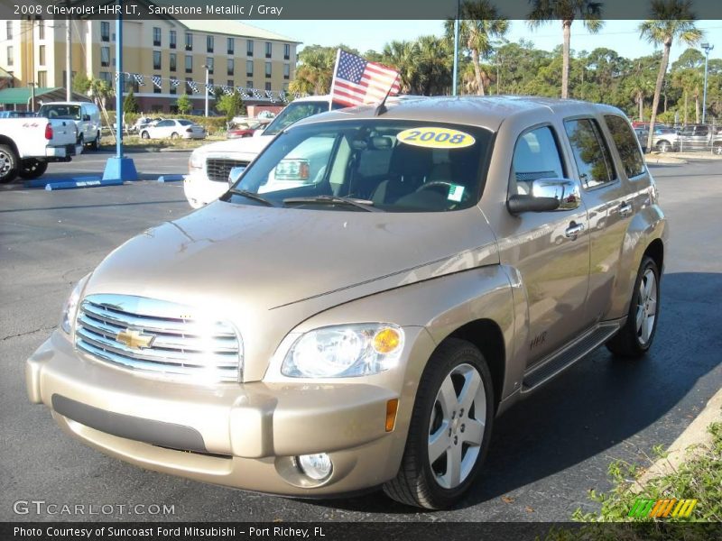Sandstone Metallic / Gray 2008 Chevrolet HHR LT