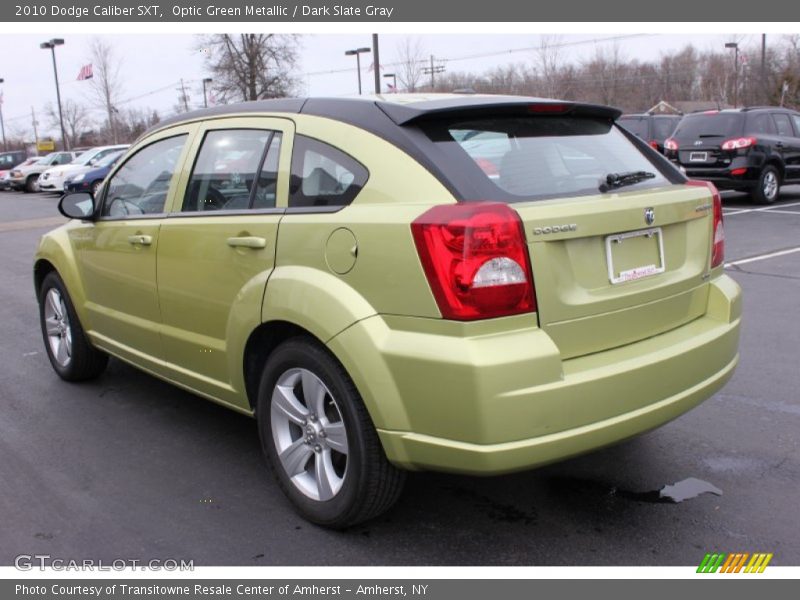 Optic Green Metallic / Dark Slate Gray 2010 Dodge Caliber SXT