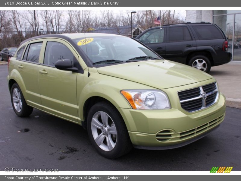 Optic Green Metallic / Dark Slate Gray 2010 Dodge Caliber SXT