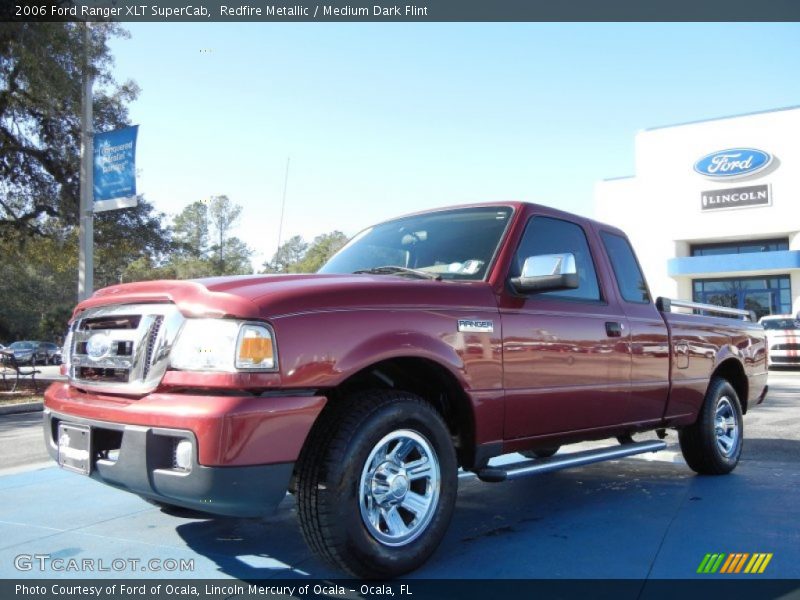 Redfire Metallic / Medium Dark Flint 2006 Ford Ranger XLT SuperCab