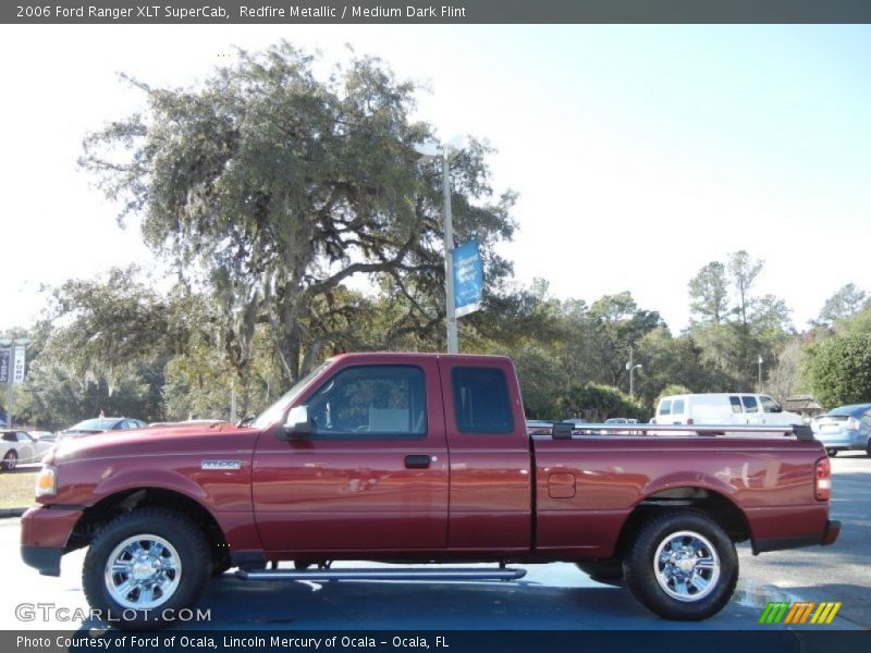 Redfire Metallic / Medium Dark Flint 2006 Ford Ranger XLT SuperCab