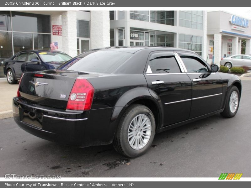Brilliant Black / Dark Slate Gray 2009 Chrysler 300 Touring