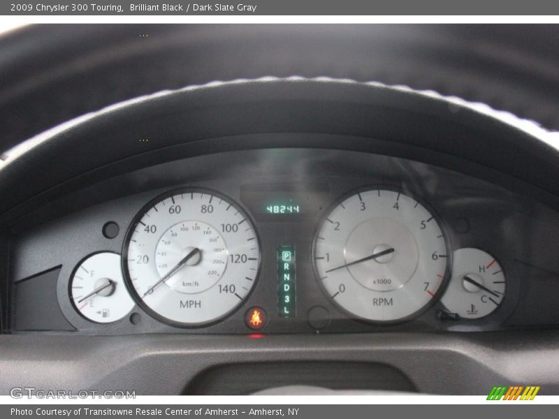 Brilliant Black / Dark Slate Gray 2009 Chrysler 300 Touring