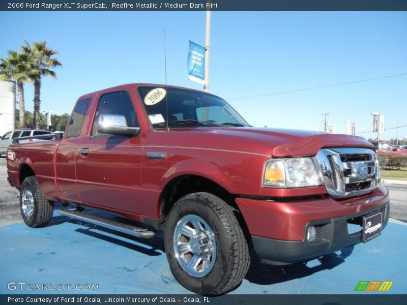 Redfire Metallic / Medium Dark Flint 2006 Ford Ranger XLT SuperCab