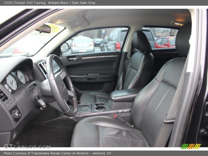 Brilliant Black / Dark Slate Gray 2009 Chrysler 300 Touring
