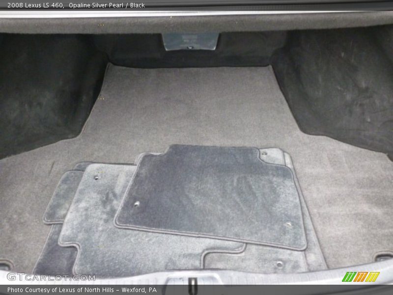 Opaline Silver Pearl / Black 2008 Lexus LS 460