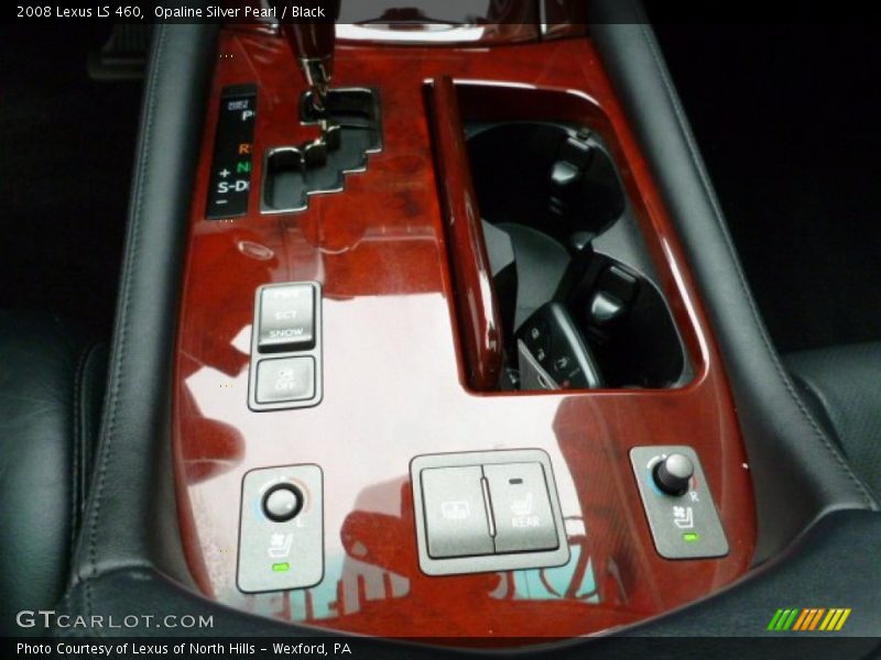 Opaline Silver Pearl / Black 2008 Lexus LS 460