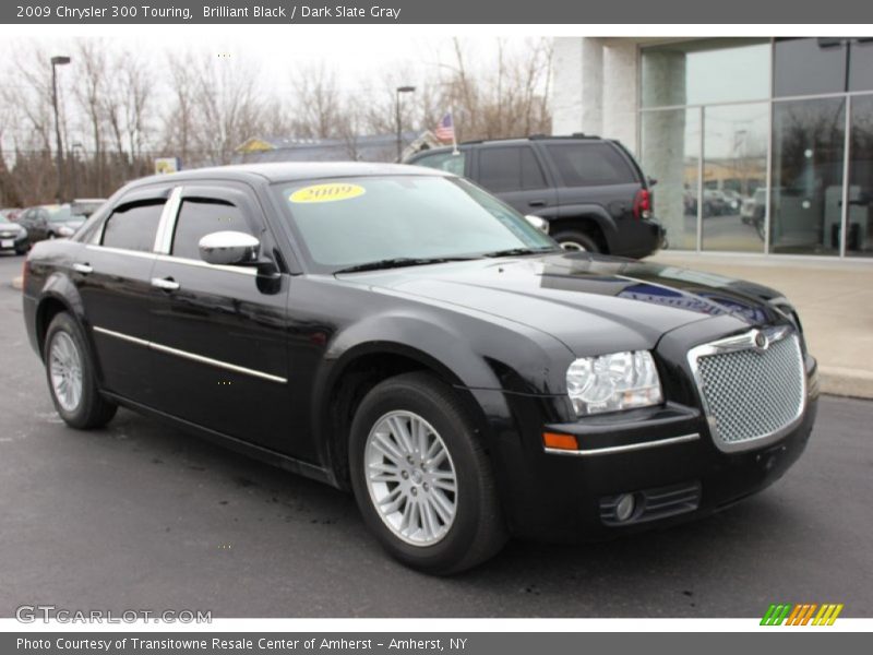 Brilliant Black / Dark Slate Gray 2009 Chrysler 300 Touring