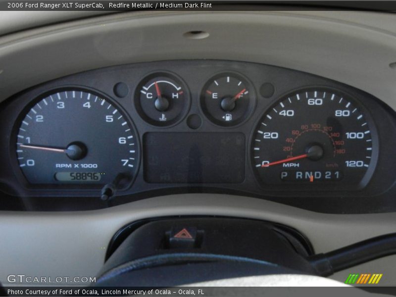 Redfire Metallic / Medium Dark Flint 2006 Ford Ranger XLT SuperCab