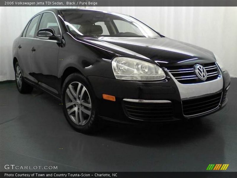 Black / Pure Beige 2006 Volkswagen Jetta TDI Sedan