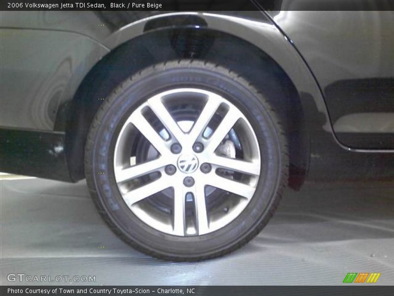 Black / Pure Beige 2006 Volkswagen Jetta TDI Sedan