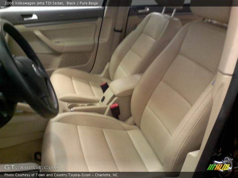 Black / Pure Beige 2006 Volkswagen Jetta TDI Sedan