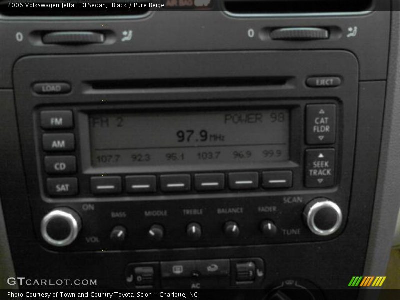 Black / Pure Beige 2006 Volkswagen Jetta TDI Sedan