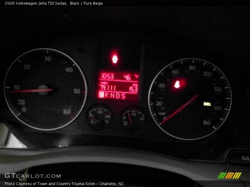Black / Pure Beige 2006 Volkswagen Jetta TDI Sedan
