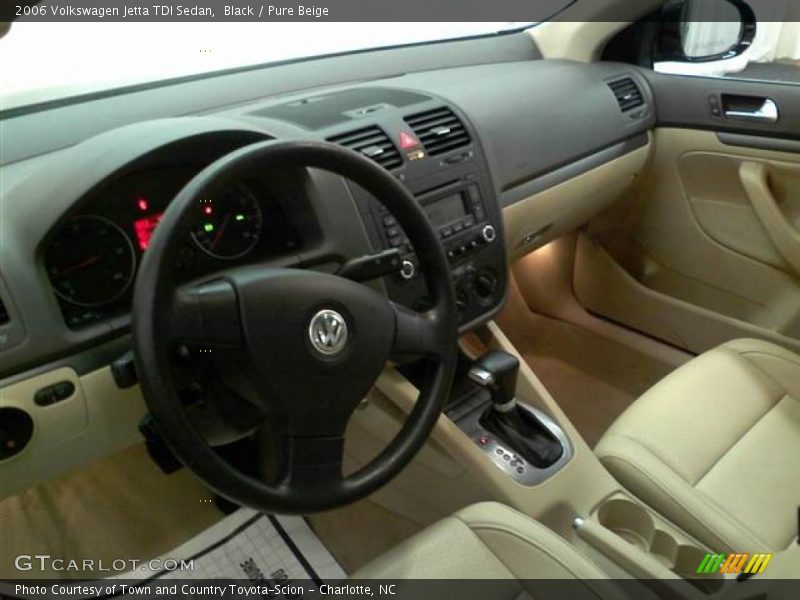 Black / Pure Beige 2006 Volkswagen Jetta TDI Sedan