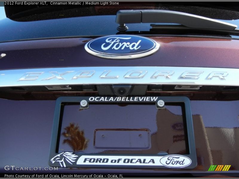 Cinnamon Metallic / Medium Light Stone 2012 Ford Explorer XLT