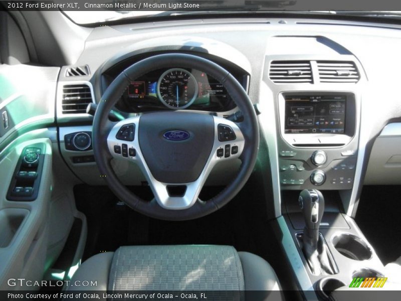 Cinnamon Metallic / Medium Light Stone 2012 Ford Explorer XLT