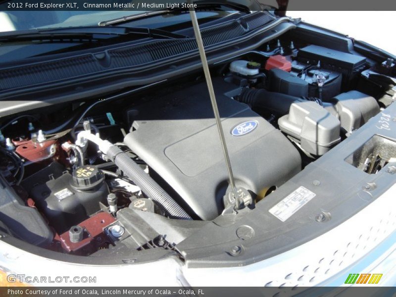 Cinnamon Metallic / Medium Light Stone 2012 Ford Explorer XLT
