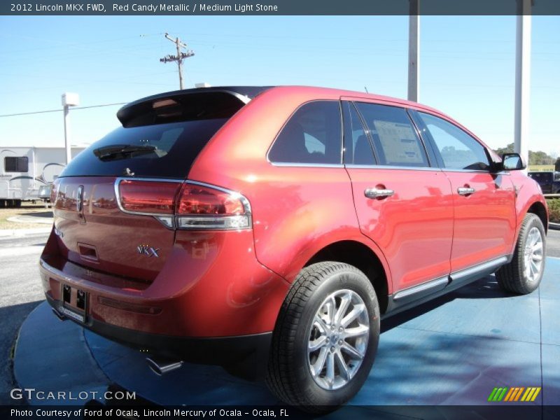 Red Candy Metallic / Medium Light Stone 2012 Lincoln MKX FWD