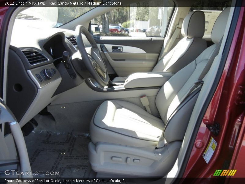 Red Candy Metallic / Medium Light Stone 2012 Lincoln MKX FWD