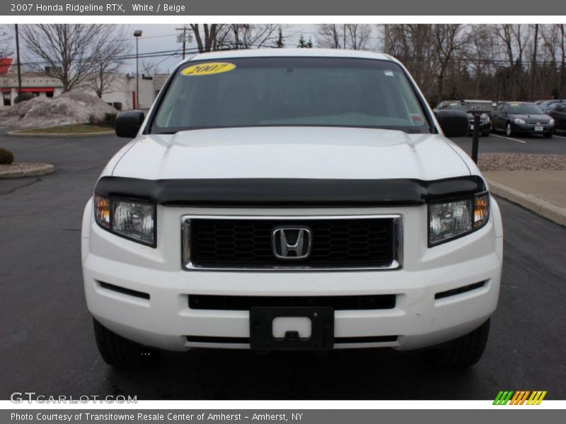 White / Beige 2007 Honda Ridgeline RTX