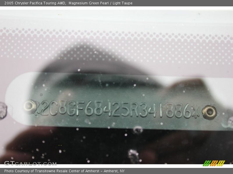 Magnesium Green Pearl / Light Taupe 2005 Chrysler Pacifica Touring AWD